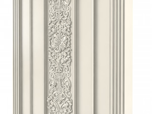 Luxury Art Deco Door 3D Model