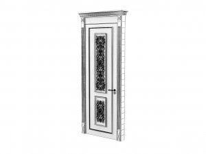 Luxury Art Deco Door 3D Model