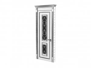 Luxury Art Deco Door 3D Model