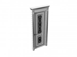 Luxury Art Deco Door 3D Model