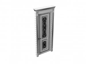 Luxury Art Deco Door 3D Model