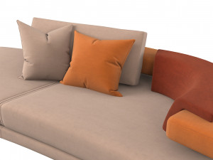 Il Loft Rodi Sofa Model 3D