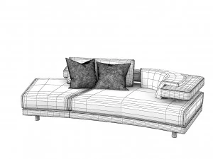 Il Loft Rodi Sofa 3D Model