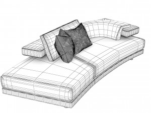 Il Loft Rodi Sofa Model 3D