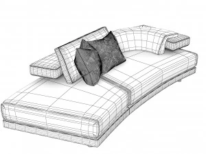Il Loft Rodi Sofa 3D Model