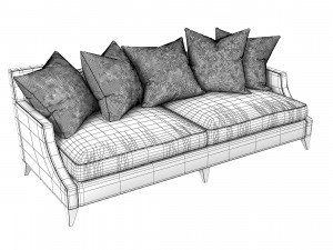 Baker Original Sofa Ba6959s 3Dモデル