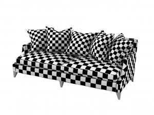 Baker Original Sofa Ba6959s 3D Model