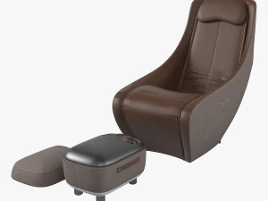 Bork D632 Massage Chair and D605 Foot Massager 3D Model