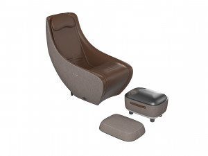 Bork D632 Massage Chair and D605 Foot Massager Model 3D
