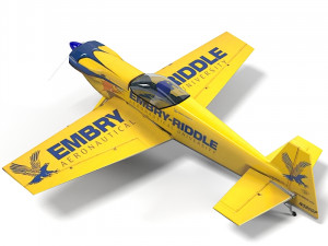 Yellow Sport Plane Modelo 3D
