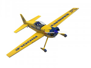 Yellow Sport Plane 3D Model