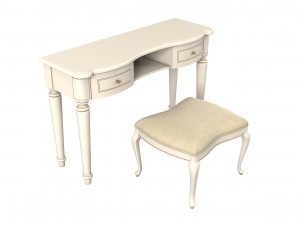 Camelgroup Siena avorio Vanity table set 3D Модель