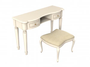Camelgroup Siena avorio Vanity table set 3D Model