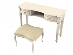 Camelgroup Siena avorio Vanity table set 3D Model
