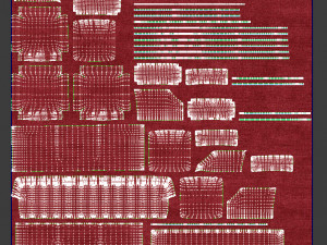 Lexington Audrey Sofa 3D Model