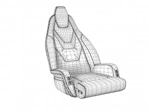 Captain Yacht Chair 3D Model