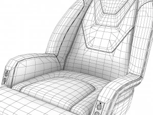 Captain Yacht Chair 3D Model