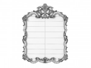 Agostini Mobili Colorato 1114 a03 baroque Modèle 3D