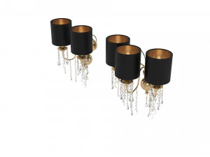 Aiardini Sconce Set 3D Model