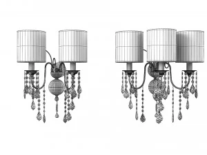 Aiardini Sconce Set 3D Model