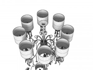 Aiardini 2015 giulietta chandelier Sconce Set 3D 모델