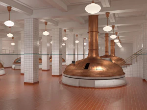 Bierfabrik 3D Modell