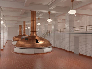 Bierfabrik 3D Modell