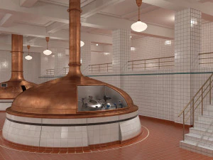 Bierfabrik 3D Modell