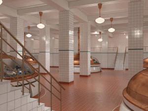 Bierfabrik 3D Modell