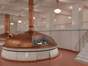 Bierfabrik 3D Modell