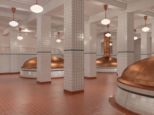 Bierfabrik 3D Modell