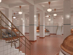 Bierfabrik 3D Modell
