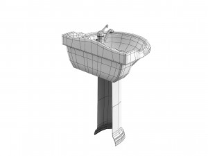 Hudson Reed Washbasin 3D 모델