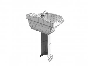 Hudson Reed Washbasin 3D Model