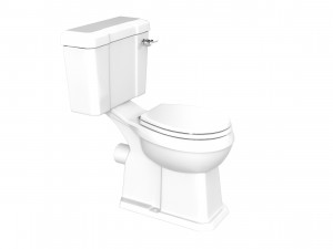 Hudson Reed Retro Toilet 3D 模型