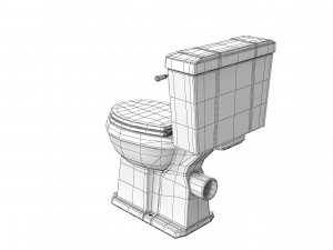 Hudson Reed Retro Toilet 3D 模型
