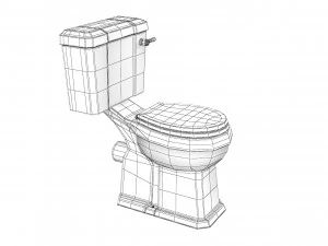 Hudson Reed Retro Toilet 3D Model