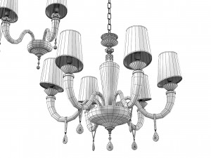Ciciriello Lampadari Lux Gauguin chandelier Sconce Set 3D Model