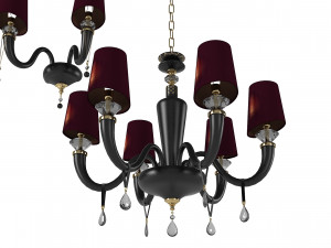 Ciciriello Lampadari Lux Gauguin chandelier Sconce Set 3D Model