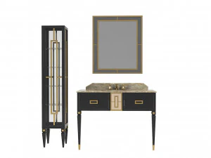 Ypsilon Welton Bathroom Set 3D Model