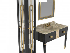 Ypsilon Welton Bathroom Set 3D Model