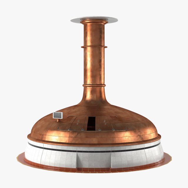 Beer Brewing Kettle Modello 3D .c4d .max .obj .3ds .fbx .stl .blend 