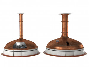 Beer Manufacture Tanks 3D Model