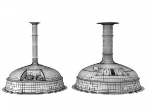 Beer Manufacture Tanks 3D Model