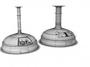 Beer Manufacture Tanks 3D Model