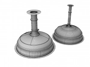 Beer Manufacture Tanks 3D Model