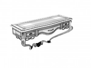 Signorini Coco Forever Wall Mounted Console Table Modelo 3D