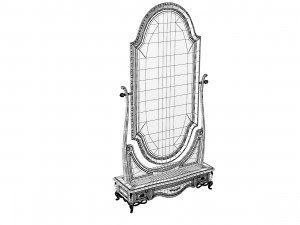 Forever Signorini Coco Forever 9010 Floor Mirror Modelo 3D