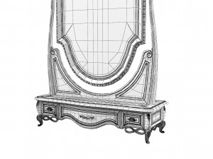 Forever Signorini Coco Forever 9010 Floor Mirror Modelo 3D