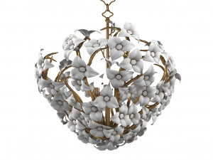 Cobett Lighting Lily 211-47-CE Chandelier 3D मॉडल